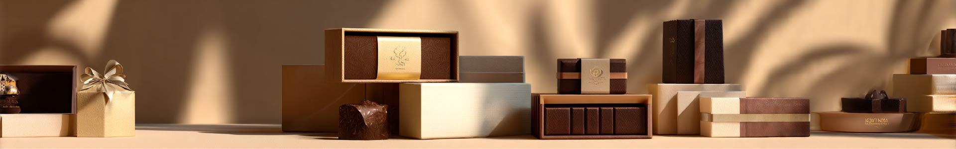 Premium Rectangular Chocolate Gift Box with Divider